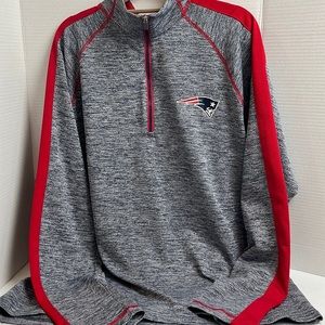 Antigua New England Patriots 1/4 zip longsleeve football base layer